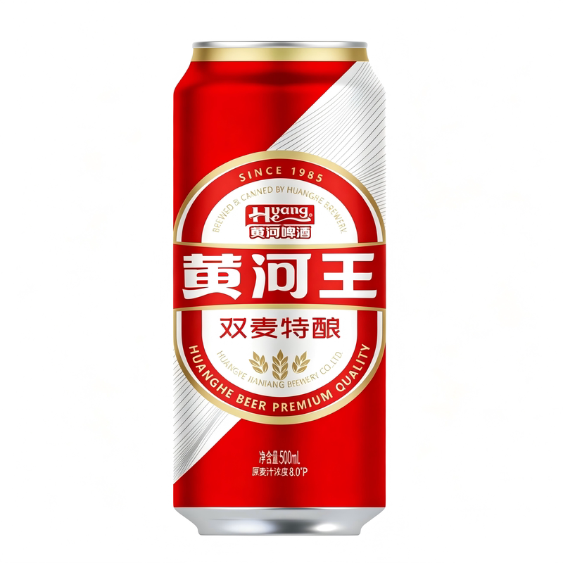 黄河啤酒黄河王双麦特酿整箱装
