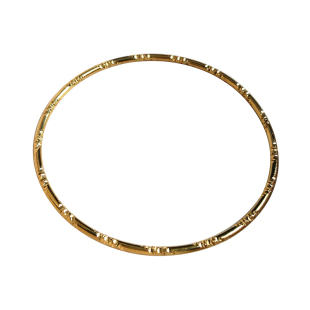 越南沙金手镯古法传承仿黄金色镯子卡扣开口实心素圈三生三世细镯