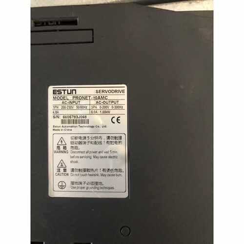 ESTUN驱动器PRONET10AMC1KW实物
