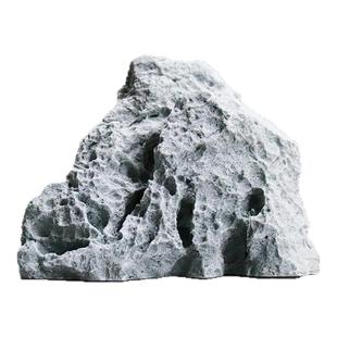 仿真假山奇石摆件中式园艺盆景花卉枯山水微景观造景山石装饰摆设