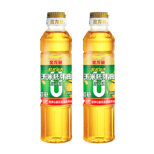 金龙鱼零反式脂肪鲜榨甜香玉米胚芽油400ml 非转基因压榨玉米油