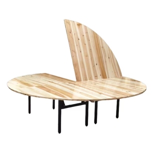 大圆桌面四拼 折叠圆桌面加厚2.6米2.8米3米酒店饭店大型宴会圆桌