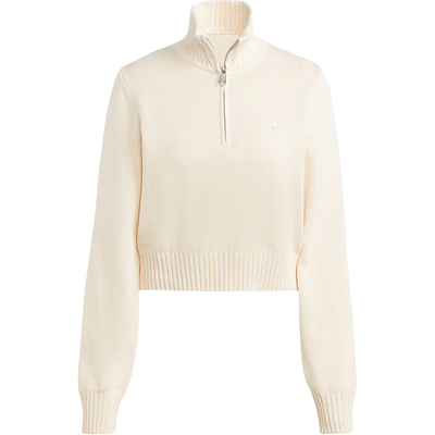 Adidas/阿迪达斯正品三叶草女子复古针织套头休闲卫衣II8043