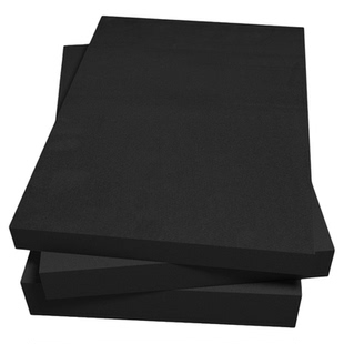 高硬度70度黑白色eva泡棉板材料环保高密度泡沫板材防撞减震垫运输内衬卡槽EVA海绵垫片可背胶加工定做