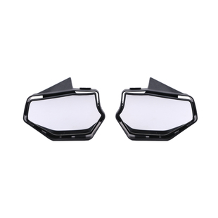 适用雅马哈25-26款XMAX300后视镜转向灯改装一体雨眉广角高清视野