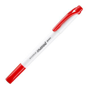 三菱双头荧光笔PUS103T透明日本uni记号笔可视窗彩色荧光笔学生用手账笔标记笔彩色划重点记号笔透视萤光笔