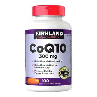 科克兰Kirkland辅酶q10软胶囊300mg*100粒保护心脏美国原装进口