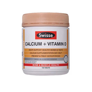 澳洲SWISSE钙片娘娘钙维生素d成人孕妇老人钙柠檬酸钙150粒