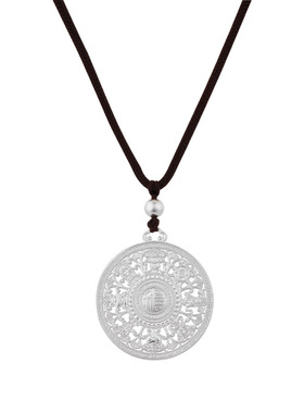 S999足银宝福吊坠项链男女款