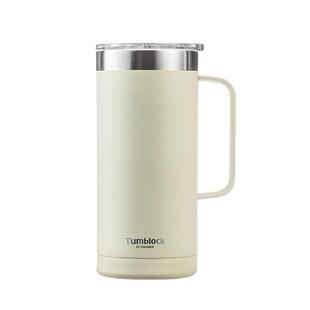 Glasslock盖朗不锈钢保温保冷杯桌面马克杯咖啡杯茶杯带把手水杯