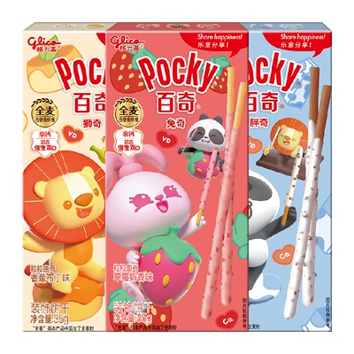 百奇粒粒曲奇乐园装格力高饼干