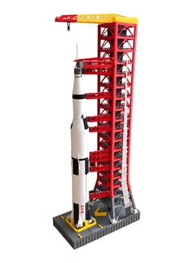 定制3D打印土星五号摆件1.2米