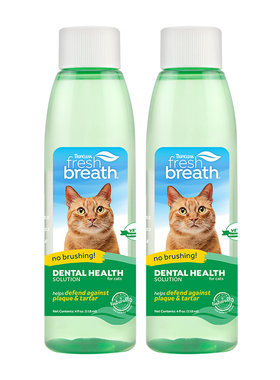 多美洁美国漱口水口臭牙结石猫咪