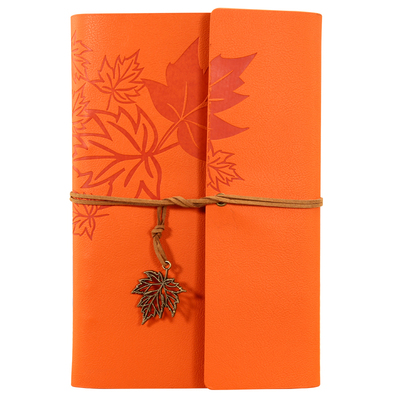 软皮活页笔记本手帐本旅行盖章本