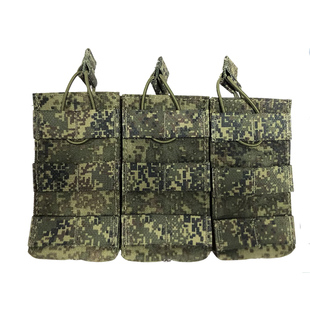 戎盛单双联三联弹夹包小绿人迷彩俄罗斯EMR罗德西亚战术腰封弹匣