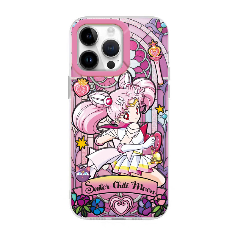 美少女战士iphone17promax土萌萤小小兔渐变air镭射16plus手机壳适用苹果15pro天王遥冥王星14海王