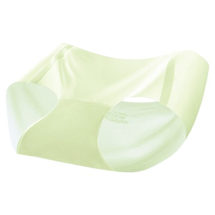 林卡无痕内裤女士夏季轻薄性感冰丝抗菌中腰无尺码速干三角短裤