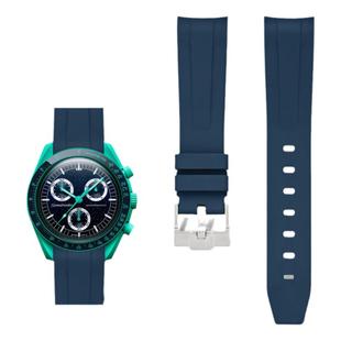 MoonSwatch表带FKM氟橡胶适用欧米茄斯沃琪北极光火山史努比表带