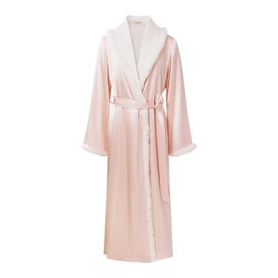 秋冬加绒加厚睡衣睡袍女冬季