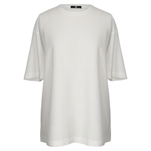 SEEKSIMPLE 微沙骨感 会呼吸的纯棉宽松短袖T恤