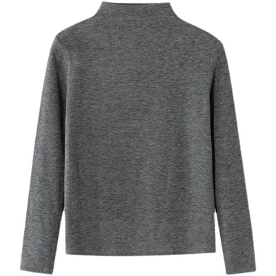 加绒打底衫德绒上衣长袖T恤