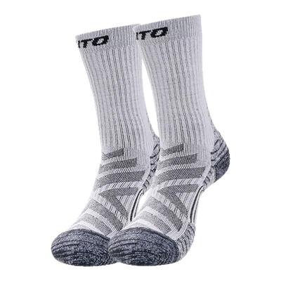 UTO美利奴羊毛袜男户外登山徒步运动袜女士中筒袜子排汗保暖秋冬