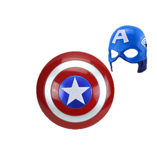 美国队长的盾牌玩具儿童圆防护盾盘雷神之锤幼儿发光剑棒男孩