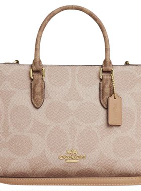 COACH/蔻驰Maggie老花斜挎手提包