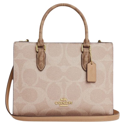 COACH/蔻驰Maggie老花斜挎手提包