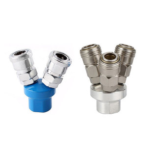 气动气管快速接头SMY圆三通二通气泵空压机配件配件大全C式自锁