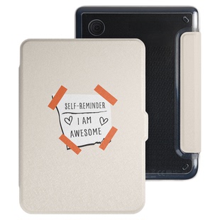 twosheep适用Kobo Clara Colour保护套Clara BW磁吸分离Clara 2E保护壳6英寸2E盖壳可拆卸唤醒透明经典文字风