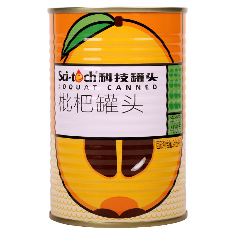 科技枇杷罐头408克*10罐果肉饱满