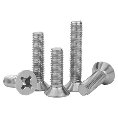 304不锈钢十字沉头螺丝机螺钉