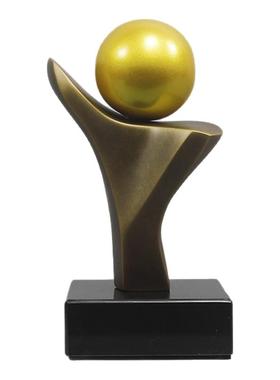 意象饰界现代简约几何抽象雕塑酒店高档艺术软装饰品轻奢桌面摆件