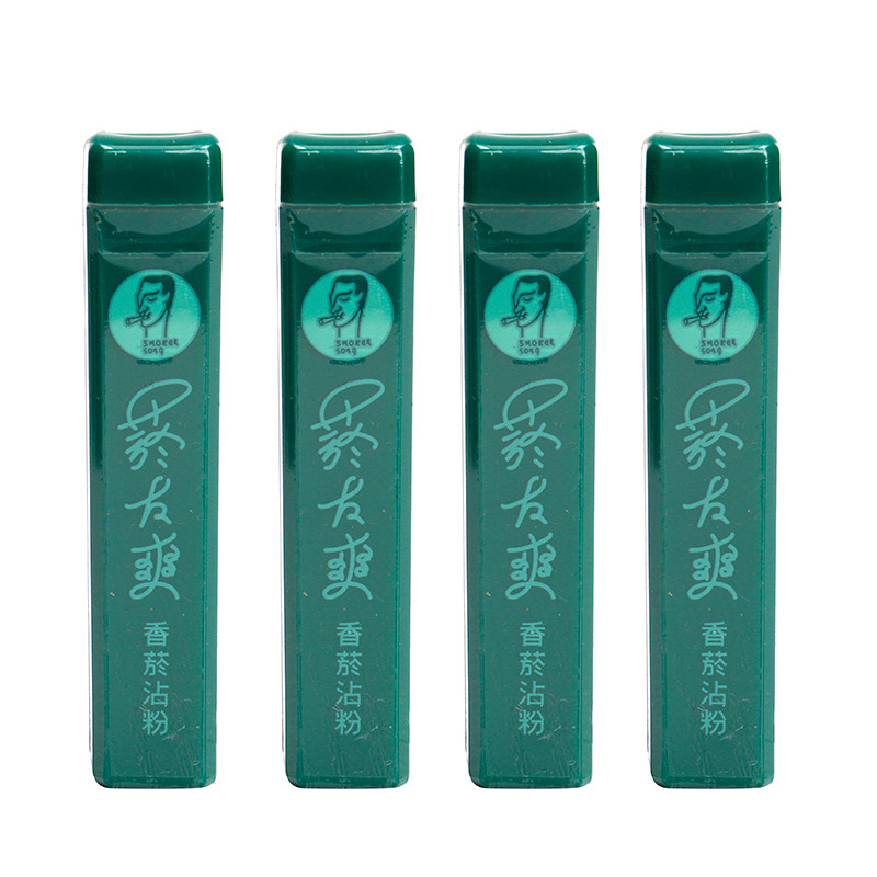 中国台湾正品原装进口菸友爽烟沾粉天藏香清凉薄荷味粘粉提神鼻烟