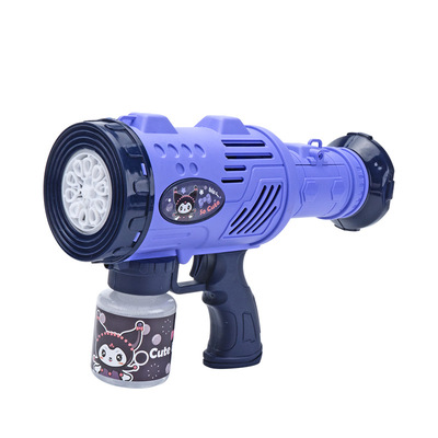 卡通火箭筒库洛米电动泡泡枪手持加特林玩具可爱玩具儿童礼物