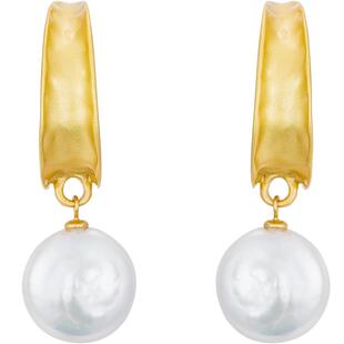 蔻润独游天然淡水珍珠耳钉银耳饰耳环女士京润珍珠生日礼物送女友