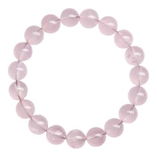 普陀山桃花粉水晶手链水晶手串女款转运招正缘手链送闺蜜礼物