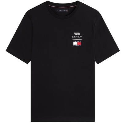 Tommy男装纯棉印花运动赛车T恤