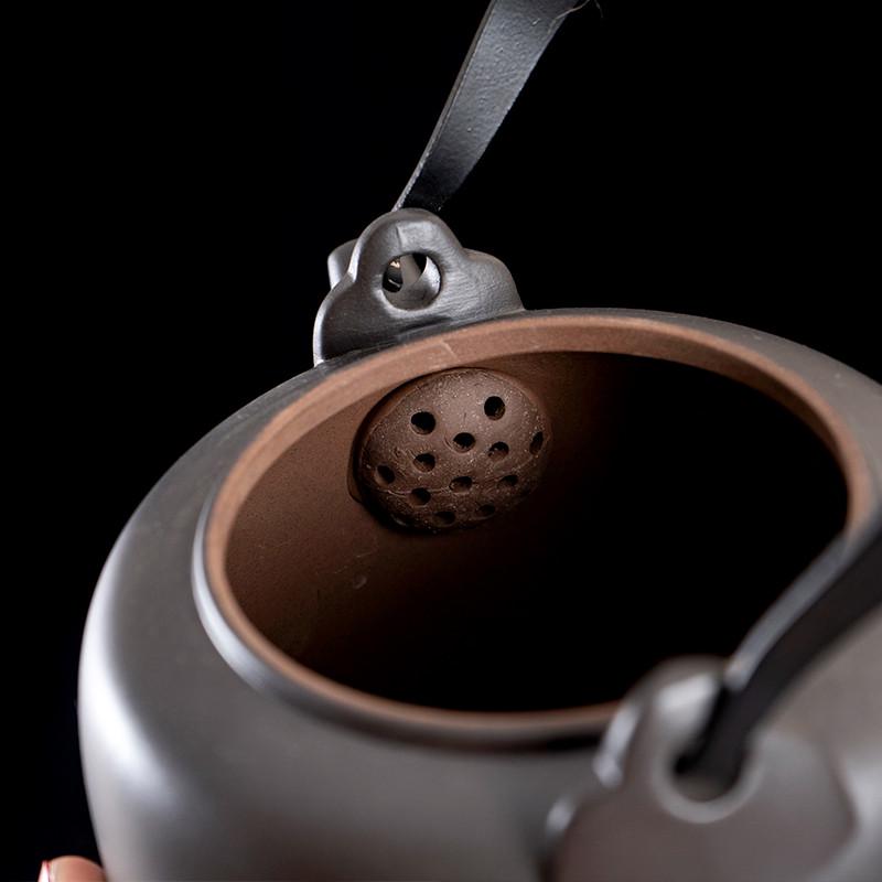 紫砂茶壶北方大容量（泡茶壶）凉水壶家用酒店餐厅提梁冷水壶茶具
