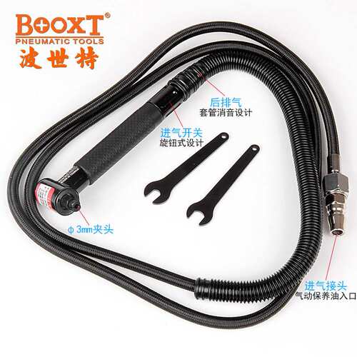 台湾BOOXT直供 BX-090超小弯头刻磨机气动风打磨笔高速工业级耐用