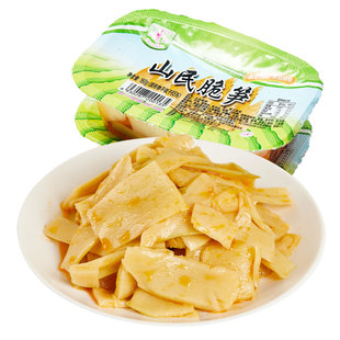 山民脆笋温州特产160g*5鲜嫩开胃酸脆笋片笋丝下饭菜咸菜拌金针菇