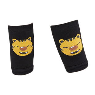 儿童加厚护膝空调房保暖男童护肘户外运动毛圈加绒跳舞护膝盖防摔