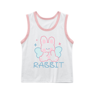 女童宝宝夏装背心婴儿男童纯棉无袖上衣新生儿0-5岁薄款吊带外穿