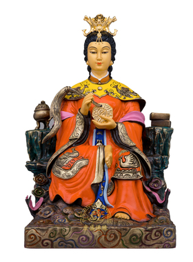 地母娘娘铜像摆件后土娘娘供奉