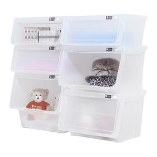 tenma日本天马进口前开式河马口收纳箱玩具整理箱衣物储物收纳盒