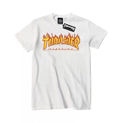Thrasher现货潮牌圆领宽松限定款