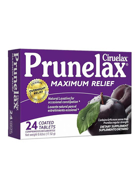 排便西梅片prunelax膳食纤维