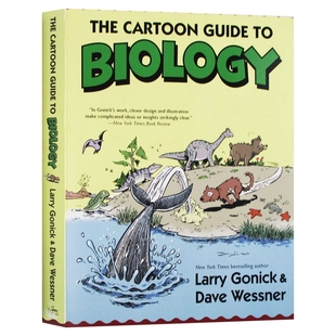 漫画生物 The Cartoon Guide to Biology 英文原版书 英语科普读物 插图版 进口英语书籍 Larry Gonick