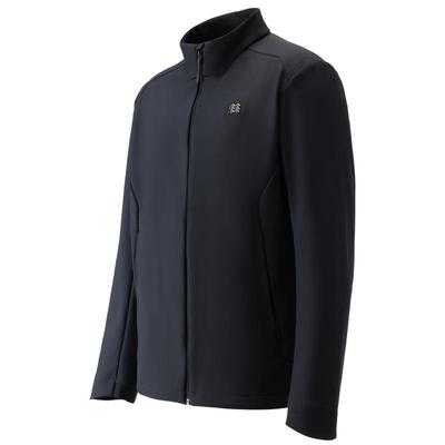 KOLON SPORT可隆软壳衣防泼水防风外套保暖男士立领拉绒软壳夹克